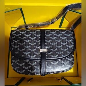 Black and White Crossbody Bag